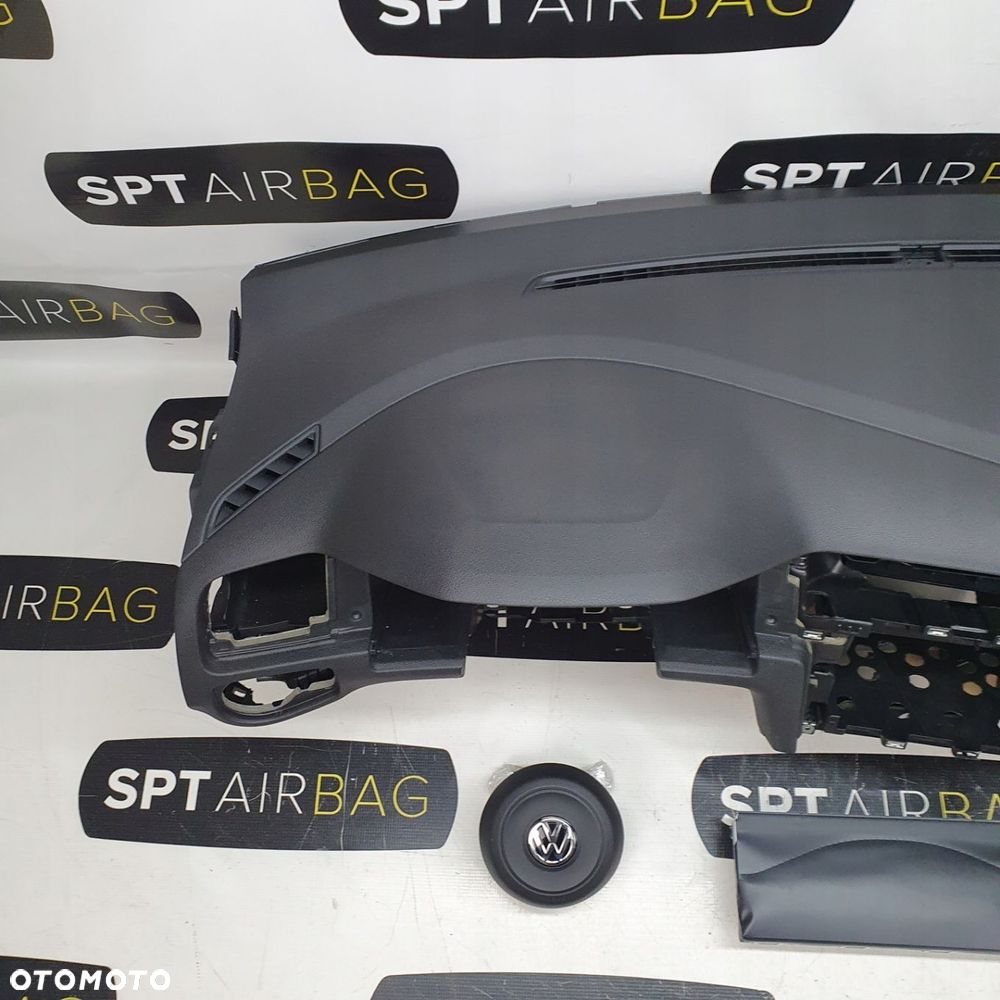 VW GOLF VII 7 GTI/GTD/ R-LINE DESKA ROZDZIELCZA KONSOLA KOKPIT PULPIT PODUSZKI AIRBAG AIR BAG PASY KIT SET - 2