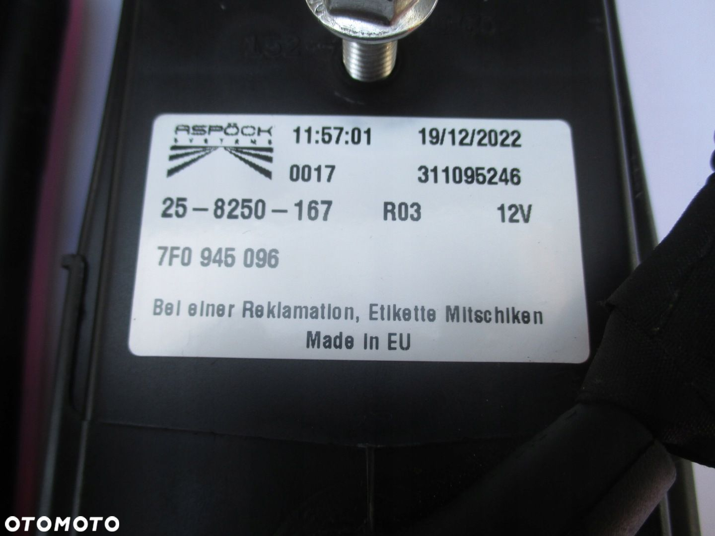 Kpl lampa tylna CRAFTER SPRINTER rama skrzynia - 11