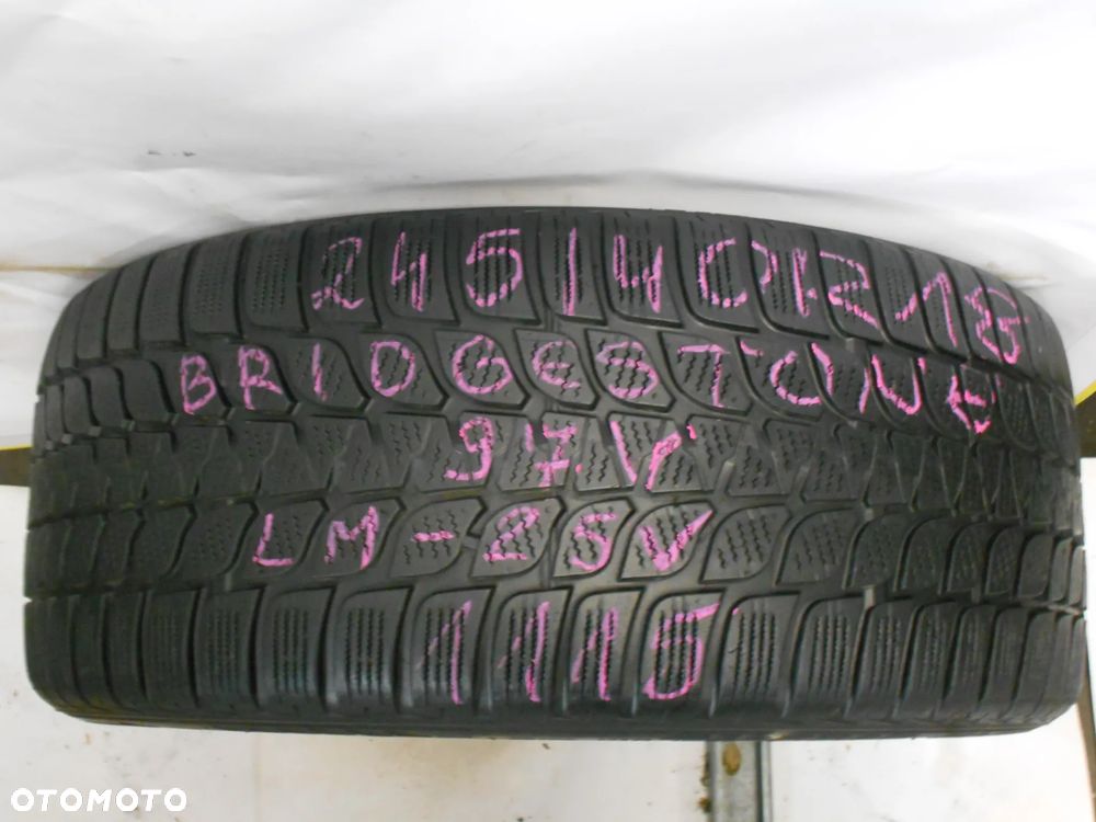 OPONA POJEDYNKA 245/40R18 BRIDGESTONE BLIZZAK LM-25V DOT 1115 6.6MM - 1