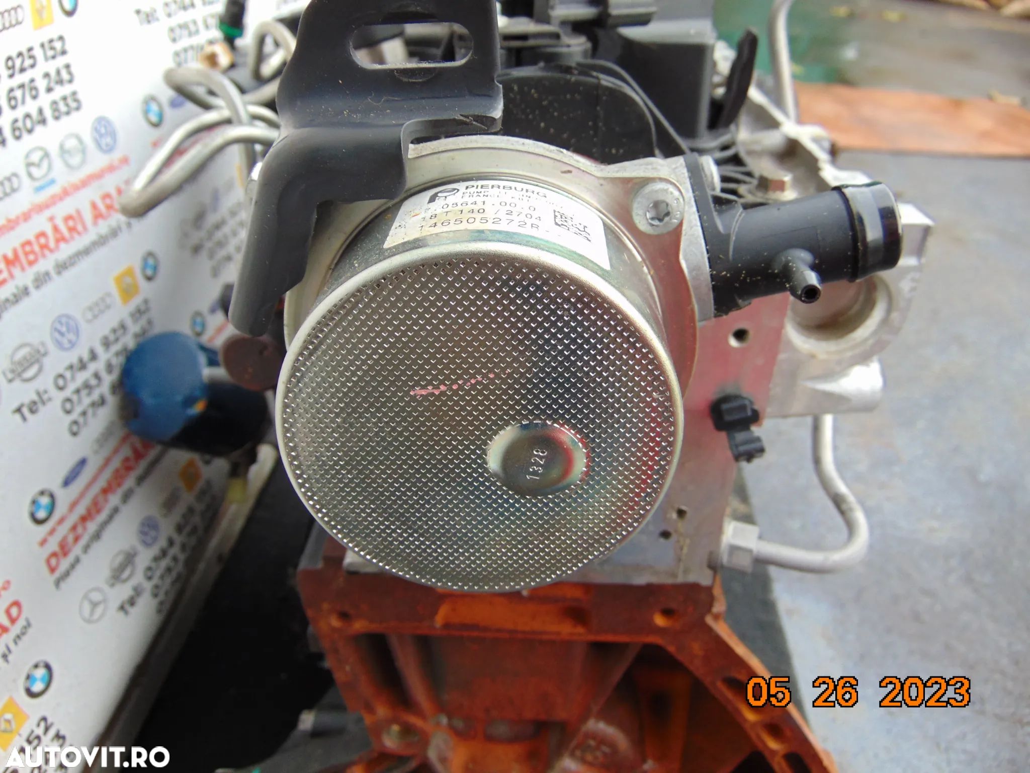 Pompa vacuum Renault 1.5 euro 6 MEgane 4 Clio 4 Kangoo pompa tandem a.5 Dacia Duster Logan MCV Sand - 1