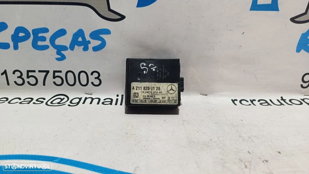 CENTRALINA MODULO ALARME UNIDADE CONTROLO MERCEDES BENZ CLASS CLK C209 W209 A2118209126 2118209126 510080420 CLASS C W203 E W211 SLK R171 CL C216 S W220 SL R230 G W463 CLS C219 - 1