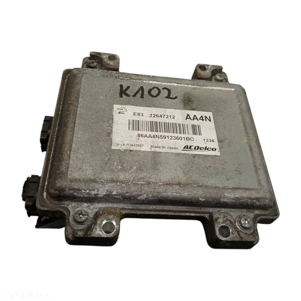 STEROWNIK KOMPUTER OPEL 1.2 1.4 12647212 AA4N E83 DELCO ECU ORYGINAŁ - 1