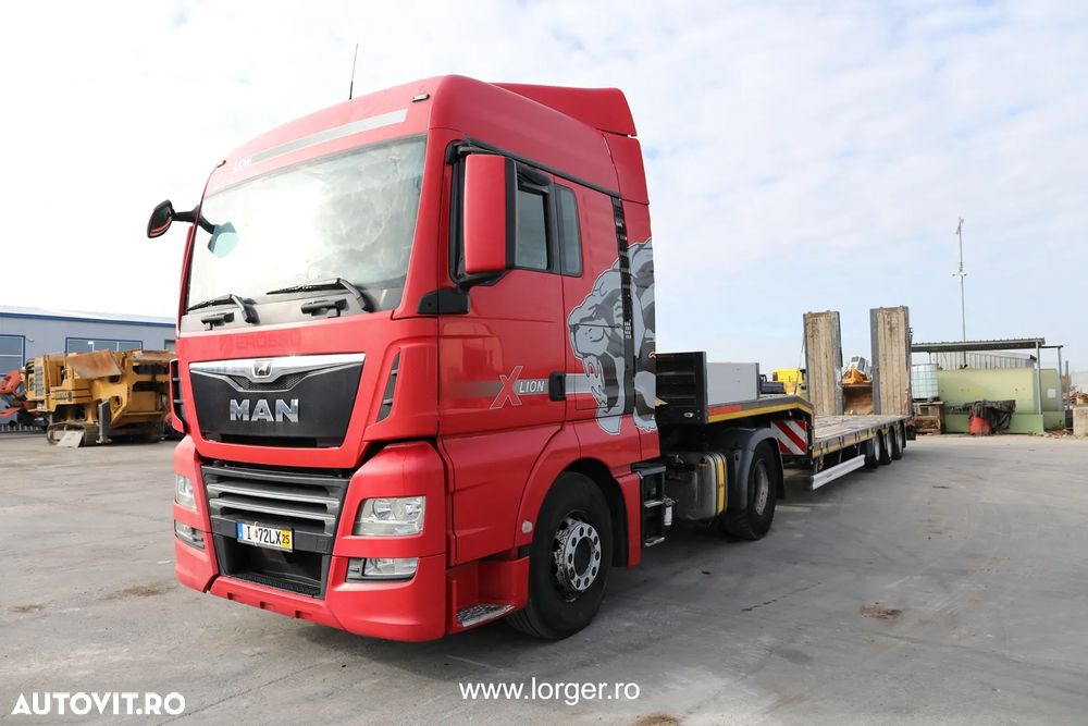 MAN TGX 18.500 4x2 LLS-U + Trailer Kässbohrer LB3E Lowbed - 14