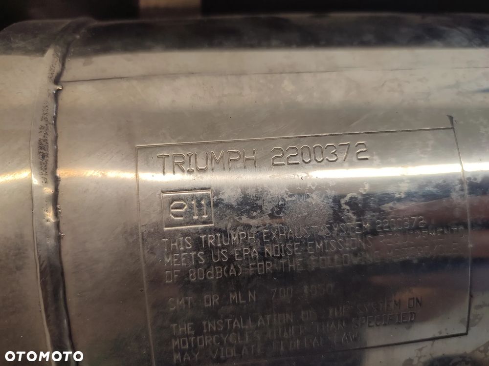 Wydech, tłumik, osłona wydechu, tłumika Triumph Tiger 1050 - 20