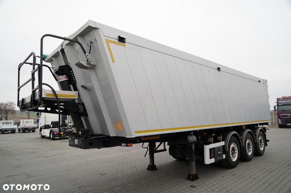 Wielton / WYWROTKA / 41 M3 / ALUMINIOWA / 2x  OŚ PODNOSZONA / OSIE SAF / ALUFELGI - 2