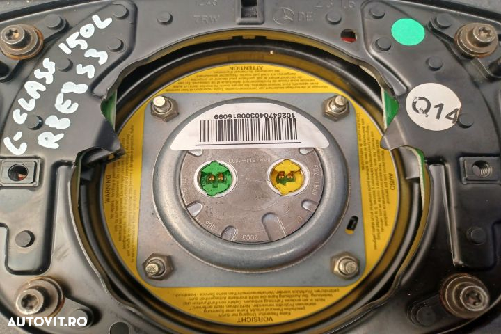 Airbag volan / sofer 61245240F 61245240F Mercedes-Benz A-Class W168 [ - 4