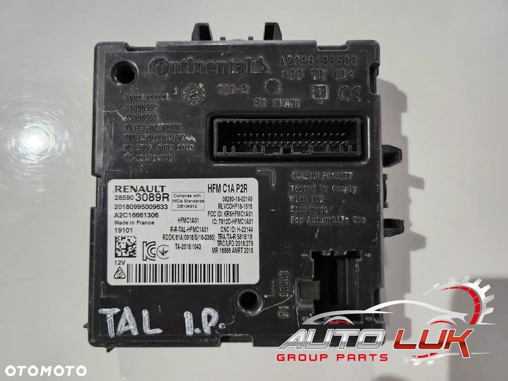 Moduł sterownik karty czytnik kart hand free Renault TALISMAN MEGANE IV ESPACE V LIFT - 1