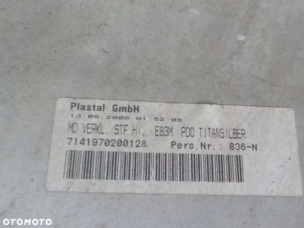 419 BMW X3 E83 ZDERZAK TYŁ TYLNY PDC - 2