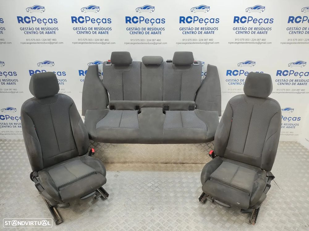Conjunto Bancos em Alcântara BMW Serie 1 F20 Pack M 2012 - 2019 - 3