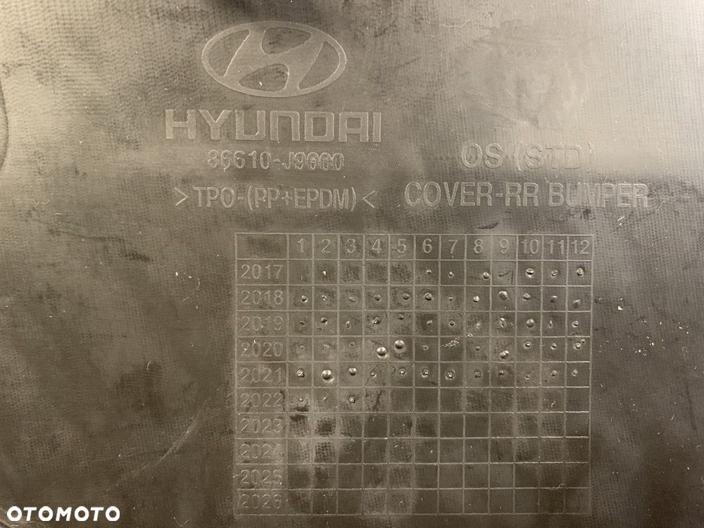 NOWY ORYGINALNY ZDERZAK TYLNY TYŁ HYUNDAI KONA I 17-21 4xPDC 86610-J9000 - 9