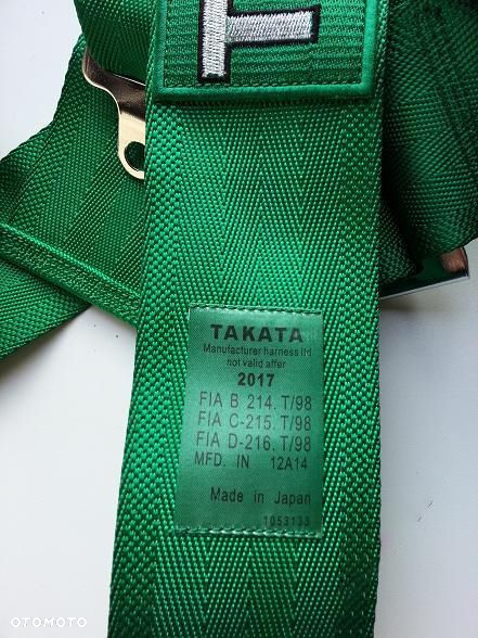 TAKATA pasy szelkowe 3 cale 4 pkt długie FIA 2026 - 7