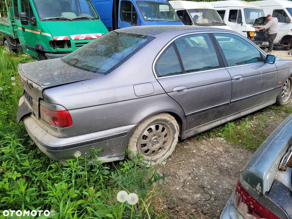 BMW E39 SEDAN 339/7 maska pokrywa silnika klapa bagażnika zderzak lampa reflektor pas przedni stop lampy halogeny - 4