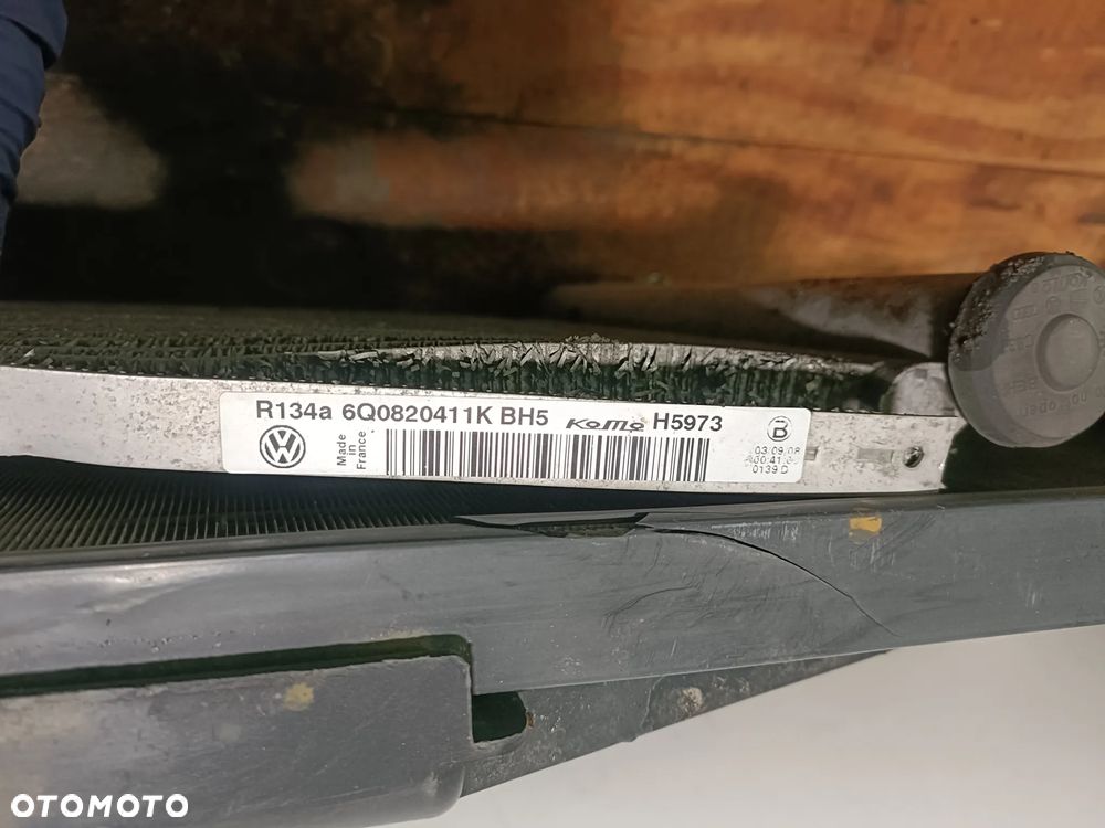 SKODA FABIA II 07-14 1,4 B komplet chłodnic 6Q0820411K + wentylator * - 4