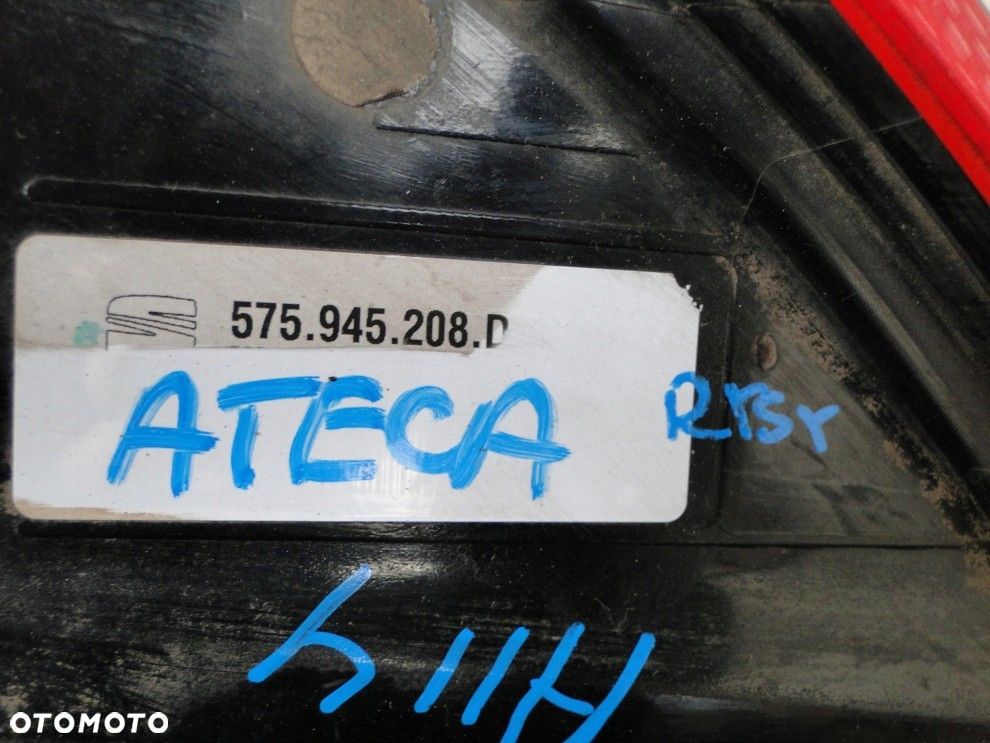 SEAT ATECA 16- PRAWA TYLNA LAMPA LED ORYGINAŁ 575945208D - 5
