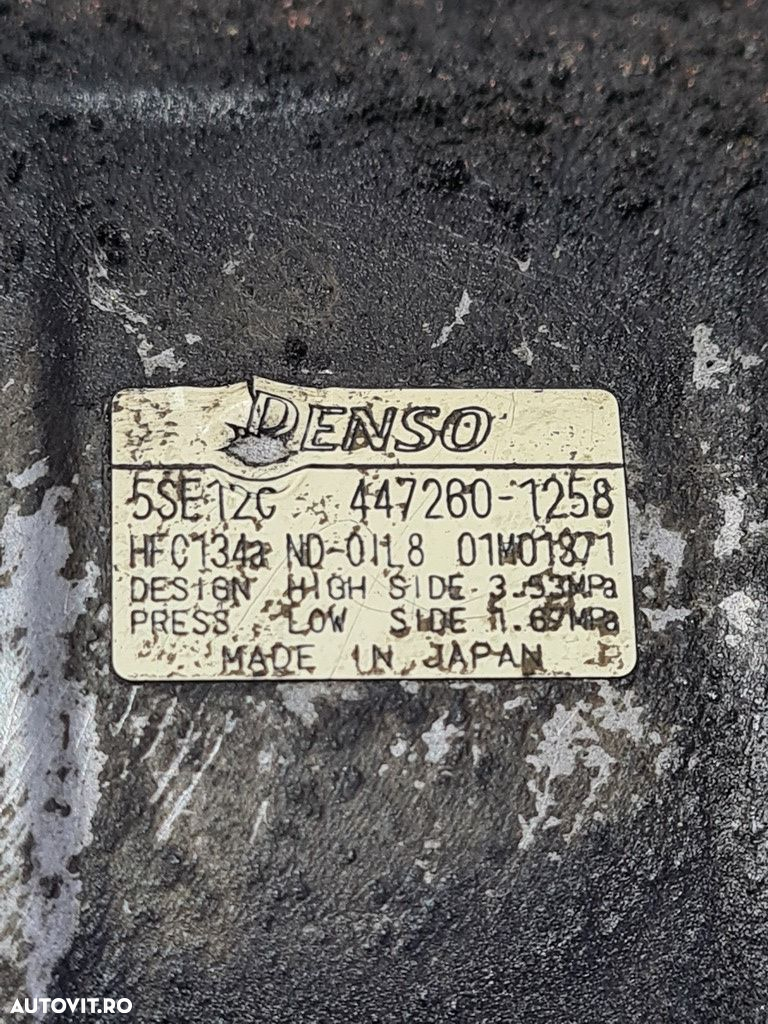 Compresor clima Toyota RAV 4 III 2.2 D - 4D 2005 - 2009 2AD - FHV (861) 4472601258 - 5