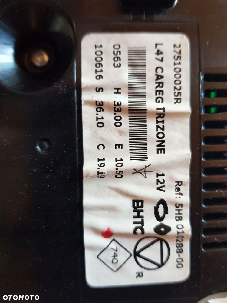 panel klimatyzacji do renault latitude - 3