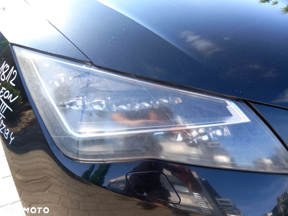 SEAT LEON III LAMPA REFLEKTOR PRAWA PRZEDNIA PRAWY PRZÓD LED UK - 1