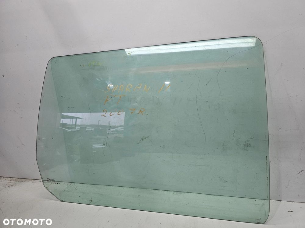 SZYBA DRZWI PRAWY TYŁ VW SHARAN II 2007 ROK 7M0845206A - 3