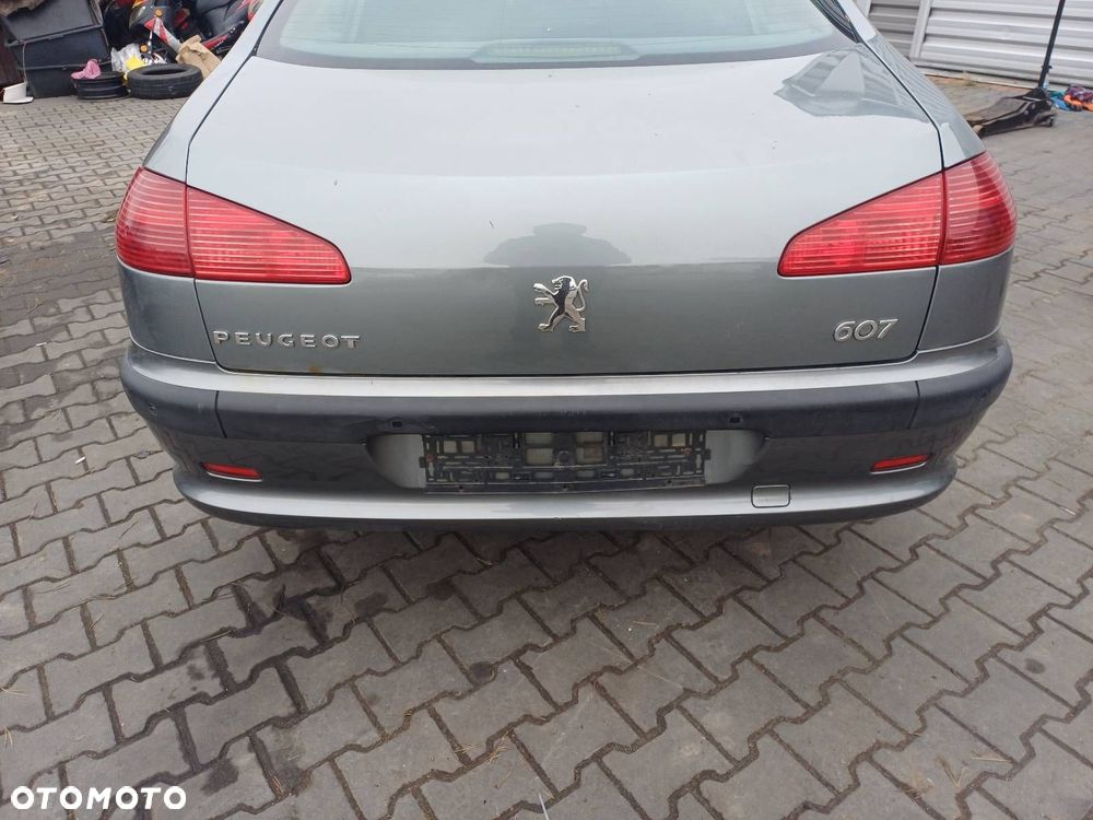KOMPLETNY TYŁ PEUGEOT 607 I EZDC KLAPA ZDERZAK LAMPY - 1