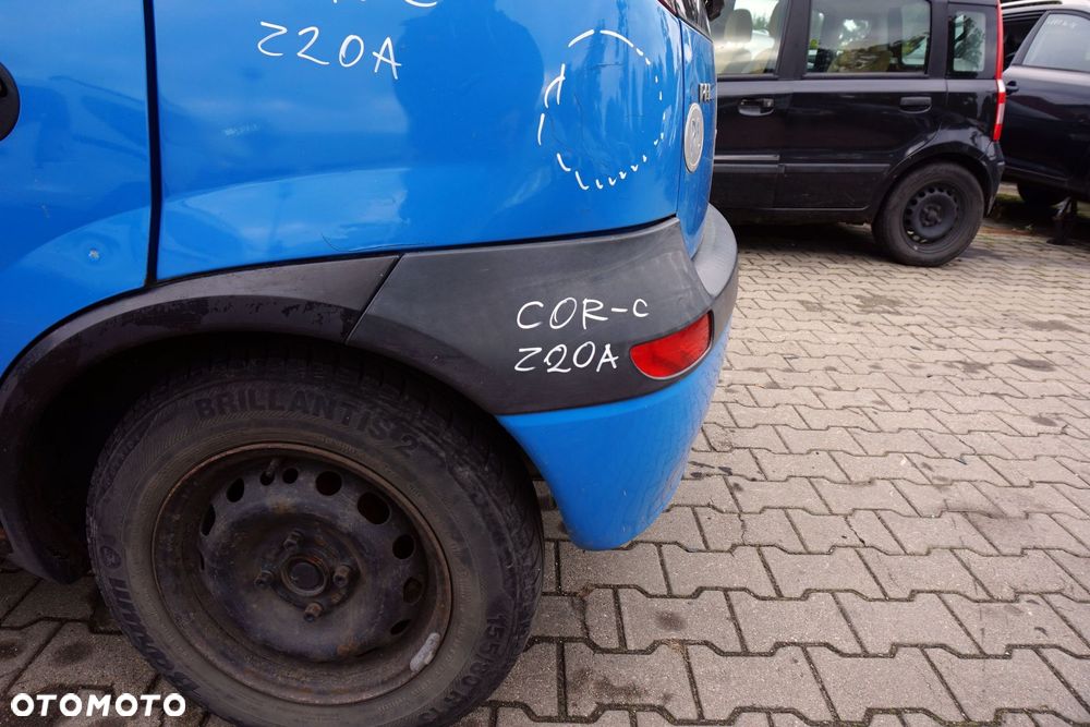 ZDERZAK TYLNY CORSA C III 5D HB Z20A  NIEBIESKI OPEL 1999-2003 - 5