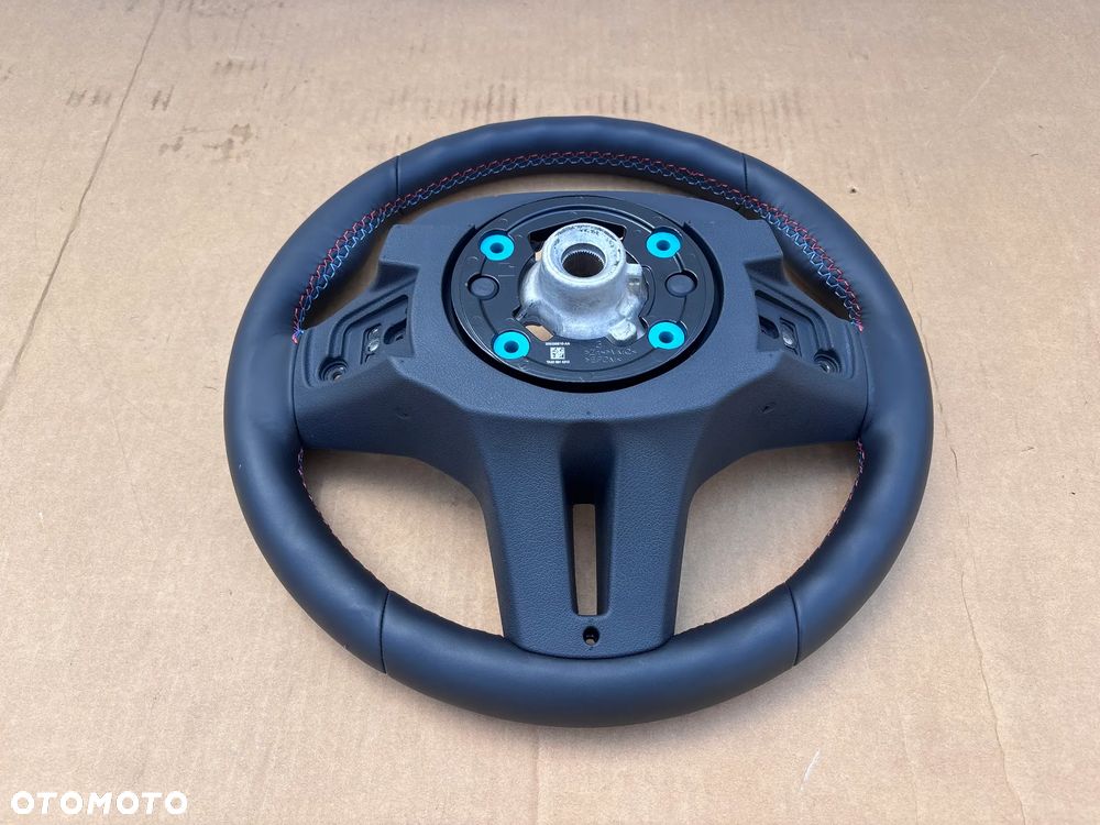 BMW X5 G05 X6 G06 X7 G07 Lift LCI Kierownica Sportowa M Ładna Nić Czerwono Niebieska Oryginalna 5A4B4A7 32305A4B4A7 Wibracje Łopatki 3085928 - 8