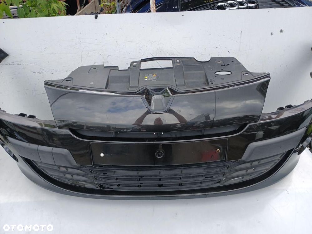 ZDERZAK PRZÓD PRZEDNI ATRAPA Z HALOGENAMI RENAULT MEGANE III CZARNY NV676 - 4