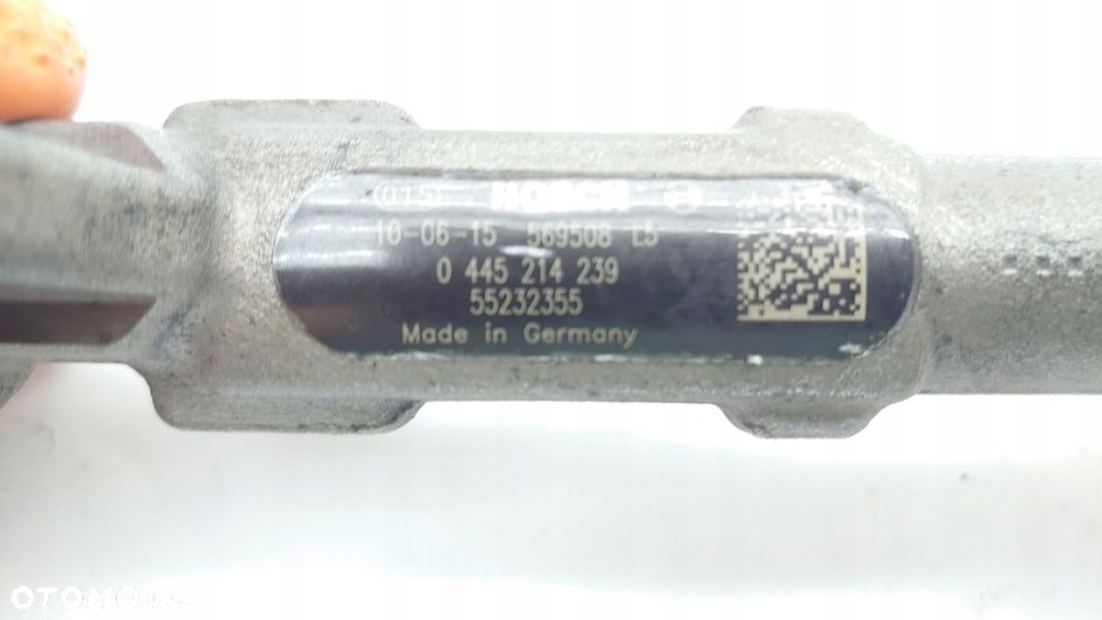 LISTWA WTRYSKOWA COMMON RAIL  CZUJNIK FIAT 1.3 JTD EU5 0445214239 - 3