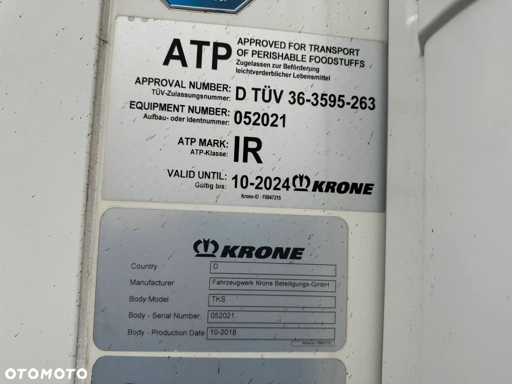 Krone Chłodnia ,Multitemp. Carrier Vector 1950Mt - 35