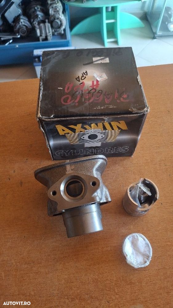 Kit cilindru piston  Scuter piaggio 50cc(răcire apa) - 4
