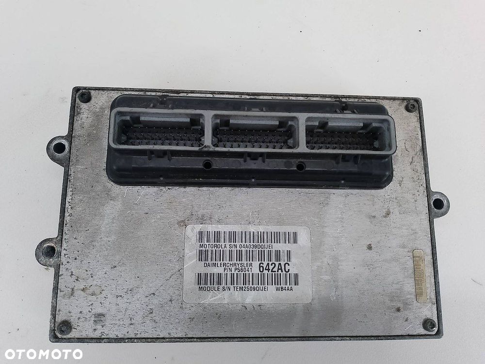KOMPUTER,STEROWNIK JEEP GRAND CHEROKEE WJ P56041642AC MOTOROLA 04A039DQIJEI - 1