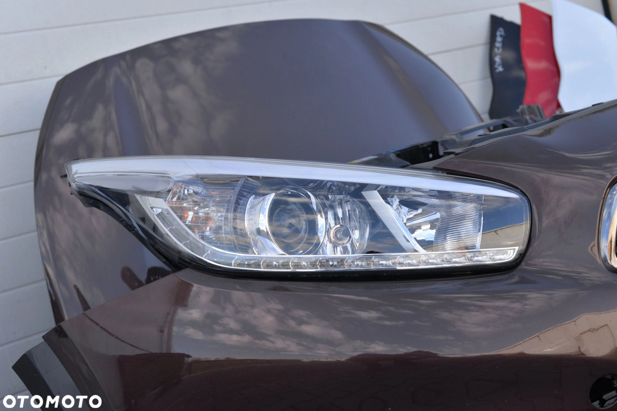 MASKA ZDERZAK GRILL BŁOTNIK PAS LAMPA H7 XENON BELKA KIA CEED 2 II 2012- - 9