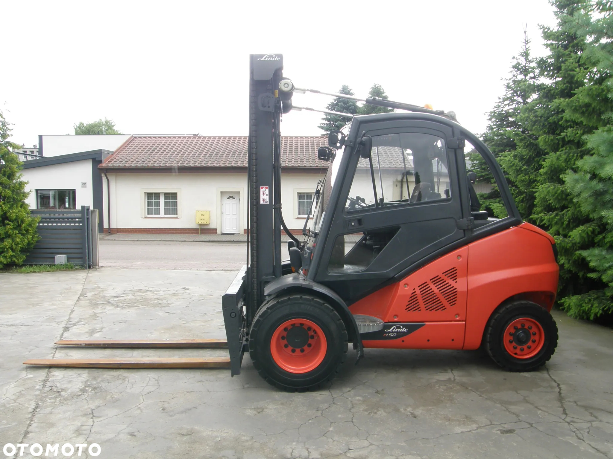Linde H50D-02 2015rok kabina pozycjoner przesuw - 11