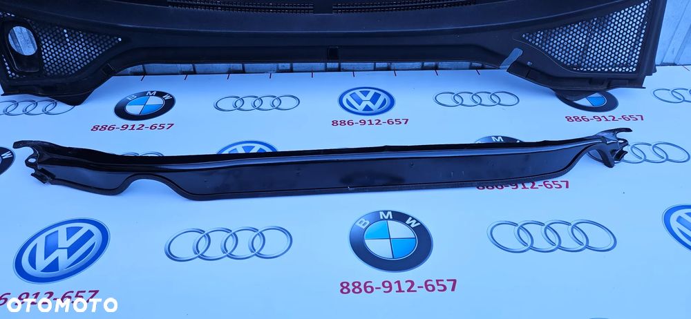 VW Arteon Podszybie górne plastikowe 3G8819403D podszybie dolne stalowe 3G0806239C uszczelka podszybia guma 3G0823723 Wycieraczki ramię wycieraczki prawe lewe ORYGINAŁ VW EUROPA - 6