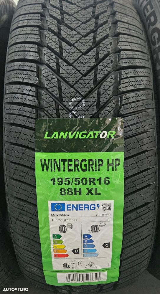 195/50 R16, 88H, LANVIGATOR Wintergrip HP XL, Anvelope de iarna M+S - 2