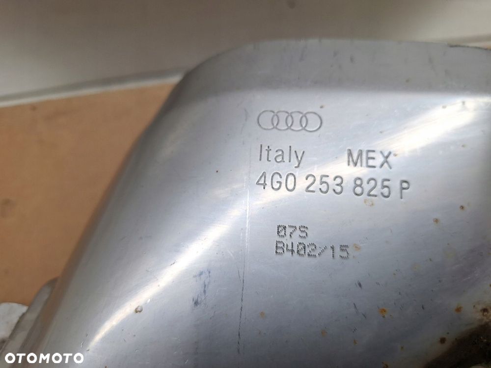 KOŃCÓWKA LEWA TŁUMIKA WYDECHU AUDI A6 C7 4G 4G0 PO LIFCIE 2014-2018 OE - 2