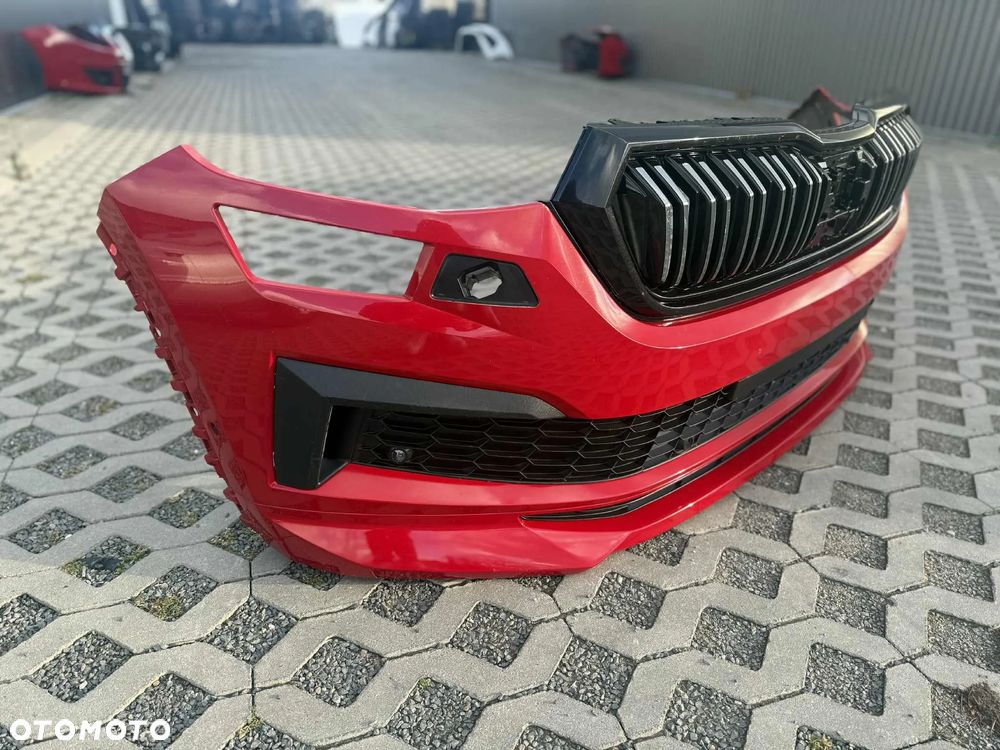 Skoda Kodiaq I Lift Sportline Zderzak Przód Przedni Kompletny 6xPDC Radar Spryskiwacze LF3P K1K1 - 11