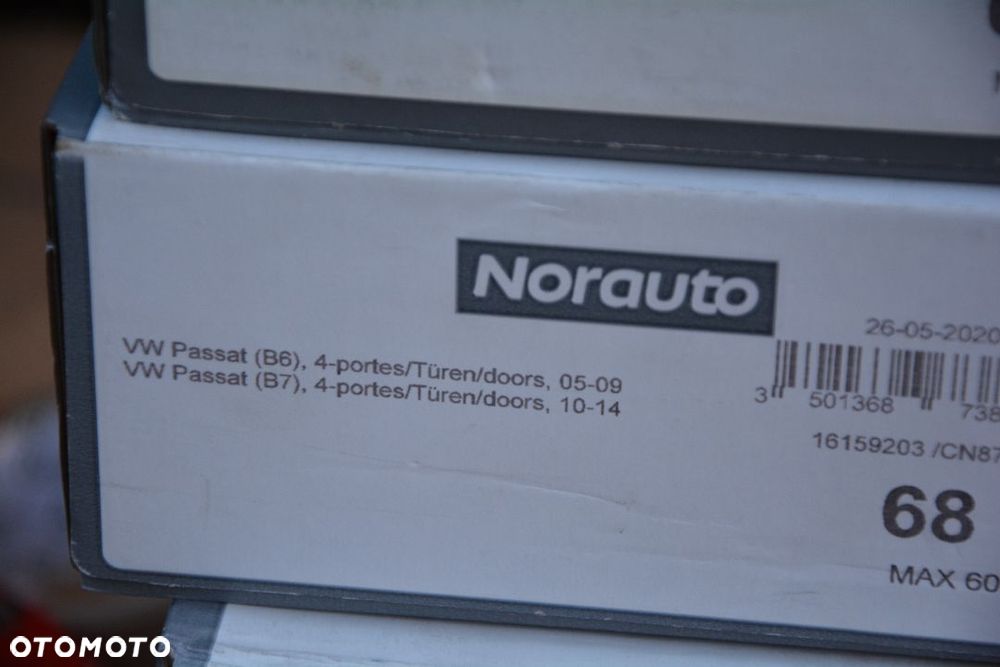 VW Passat B6 sedan  - bagażnik dachowy Norauto NOWY KLucz - 8