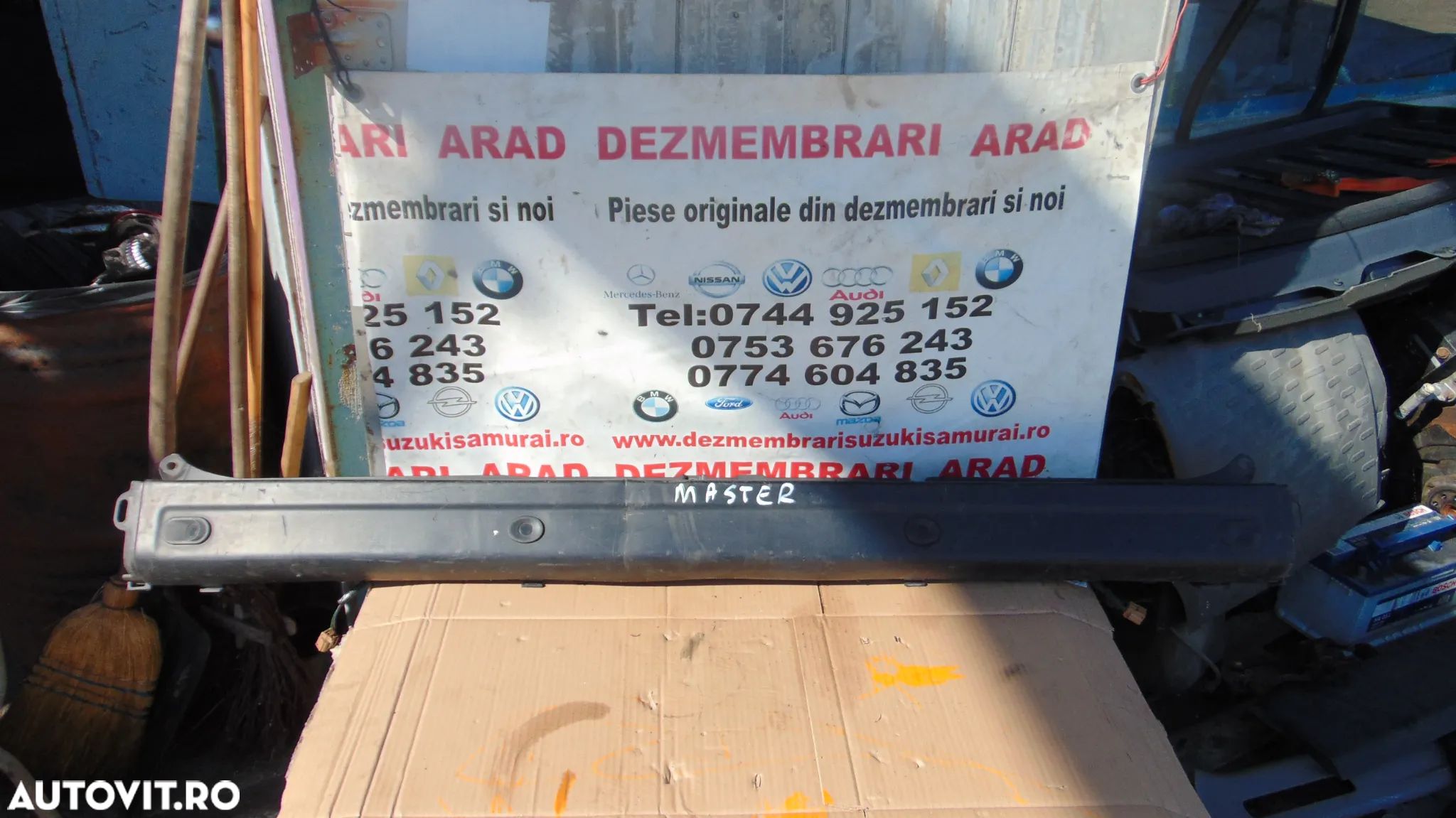 Bara spate Renault master 2018-prezent Opel movano bara spate mijloc senzori parcare Nissan nv400 - 1