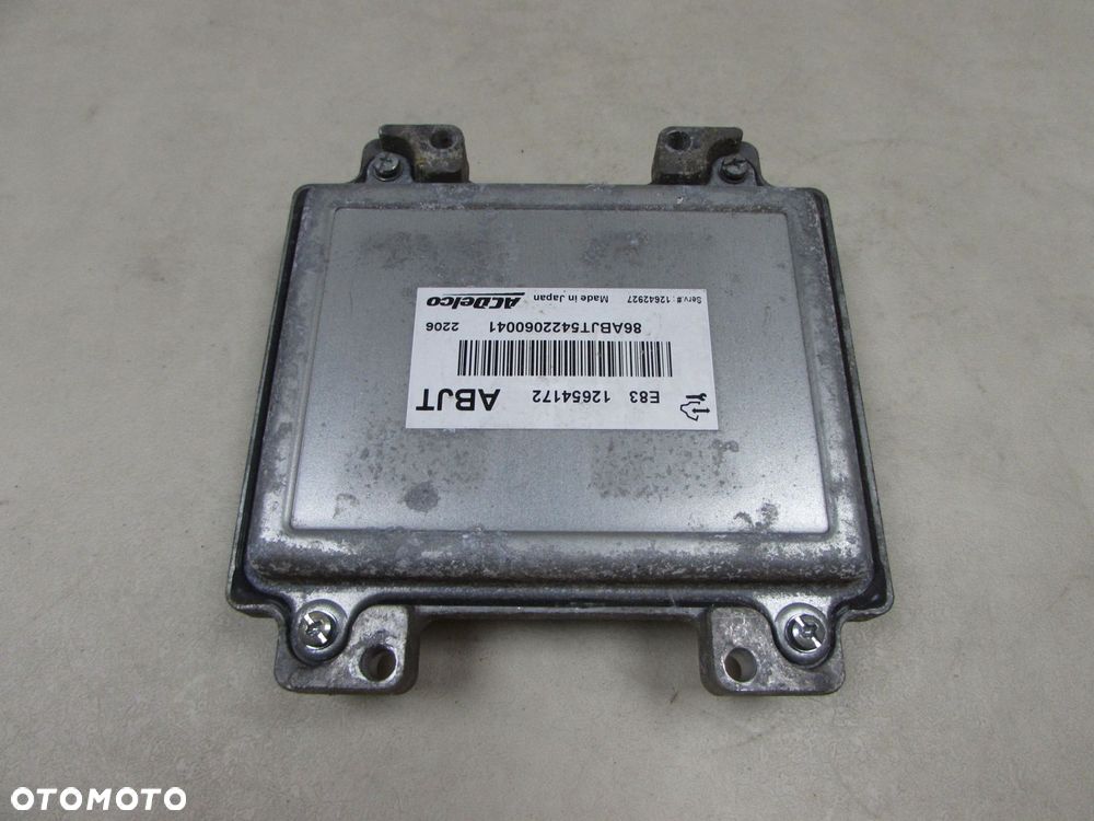OPEL ASTRA V K J CORSA E 1.4 16V KOMPUTER STEROWNIK ECU SILNIKA 12654172 ABJT - 3