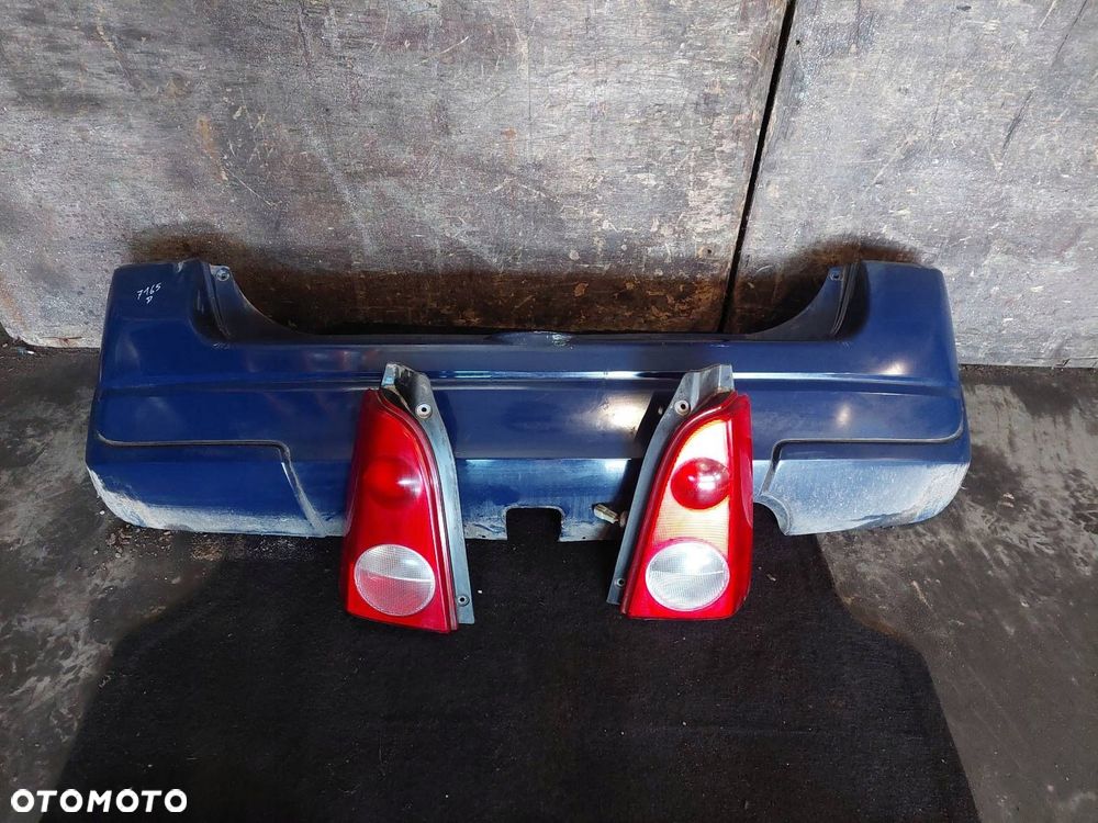ZDERZAK TYŁ + LAMPY TYŁ OPEL AGILA A Z20Z - 1