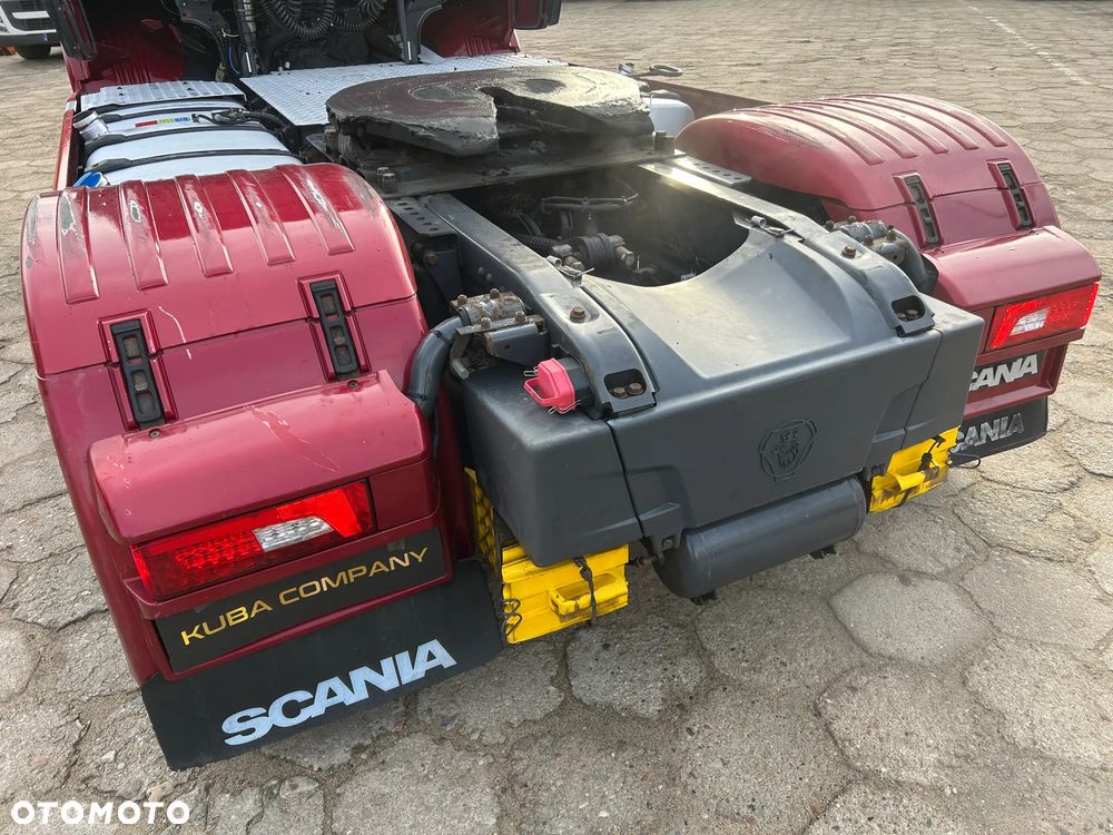 Scania R450 RETARDER / SKÓRY / NAVI / AUTOMAT / POLSKI SALON / ZBIORNIKI PALIWA 1500 L / LAMPY LED / FULL SPOJLERY / TYŁ 4 PODUSZKI / BARDZO ŁADNA SCANIA 2015 ROK !! - 14