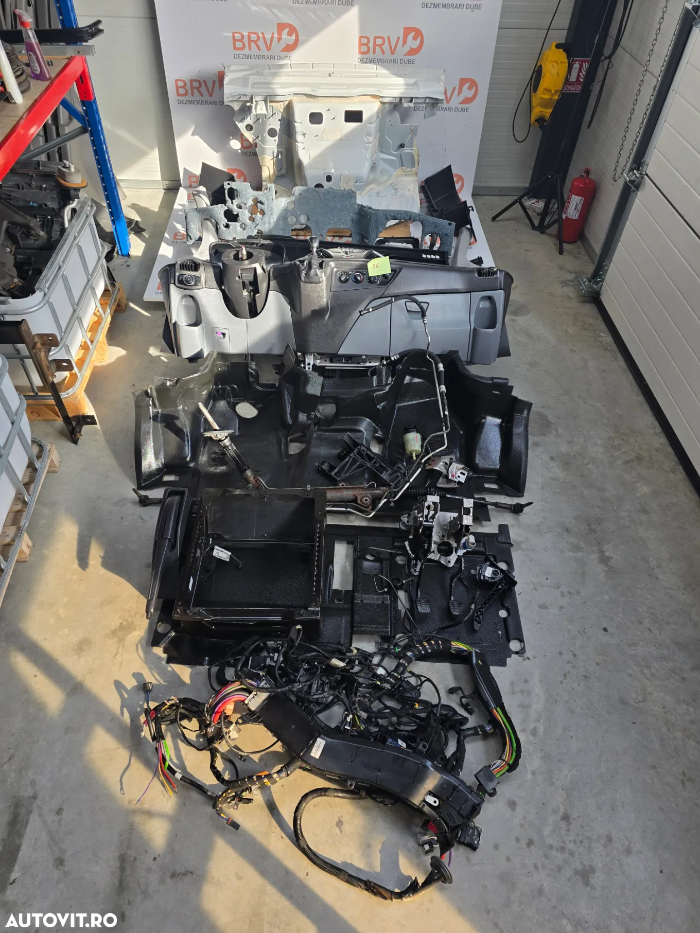 Kit schimbare volan de pe partea stanga pentru Ford Transit Custom 2,2 motorizare / fara AC Euro 5 2011-2015 an fabricatie - 2
