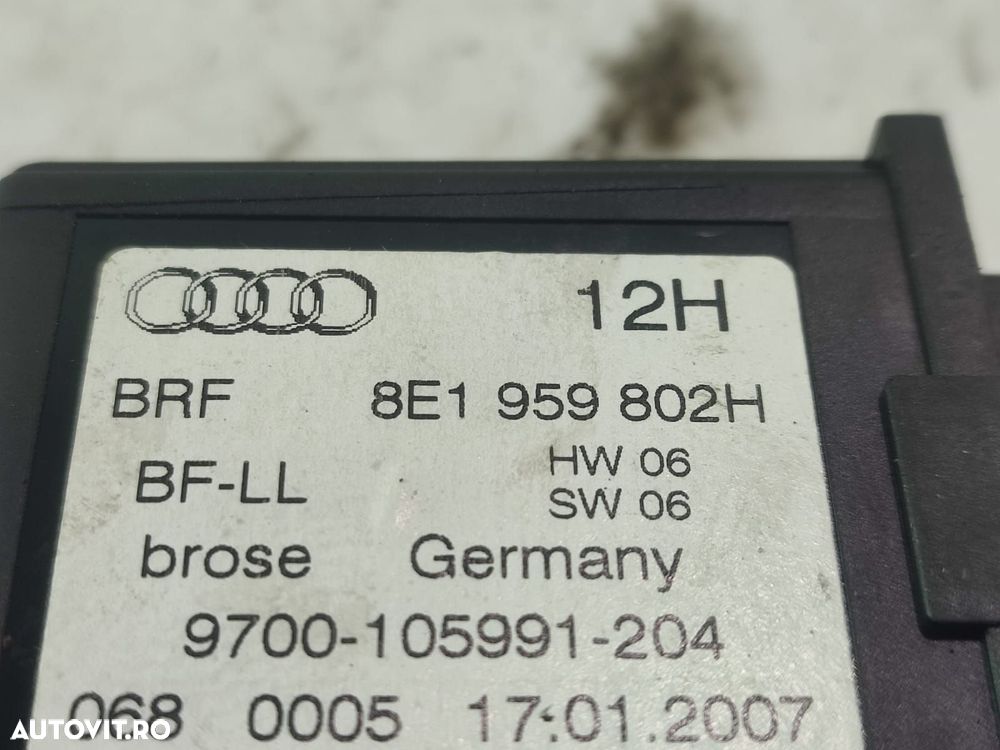Motoras macara dreapta fata 8e1959802h Audi A4 B7 [2004 - 2008] 1.9 t - 2