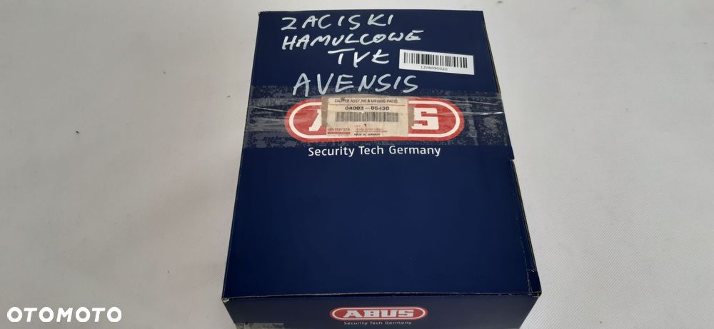 TOYOTA AVENSIS T22 ZACISKI HAMULCOWE TYŁ 04003-05430 - 8