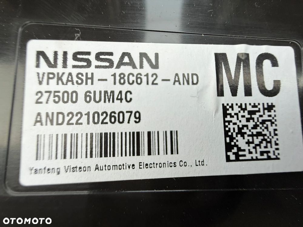 Nissan Qashqai J12 panel sterownik klimatronik - 2