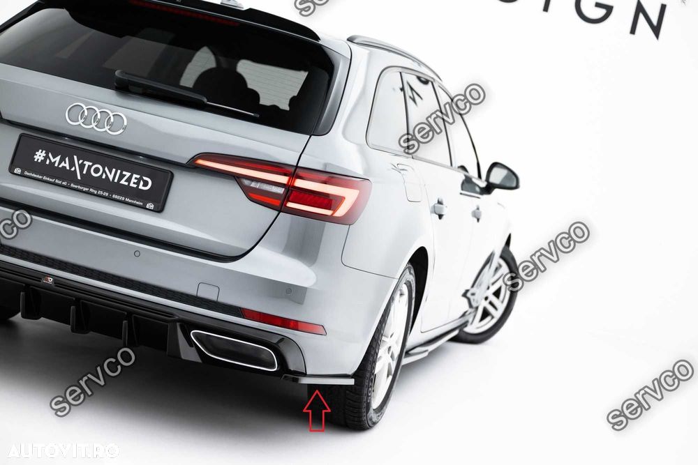 Prelungire bara spate Audi A4 S-Line S4 Sedan Avant B9 15-19 v38 - 2