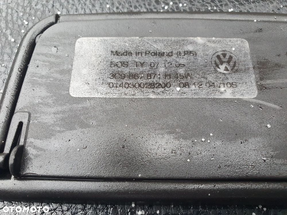 VW PASSAT B6 KOMBI ROLETA BAGAŻNIKA ZASŁONA 3C9867871H - 4