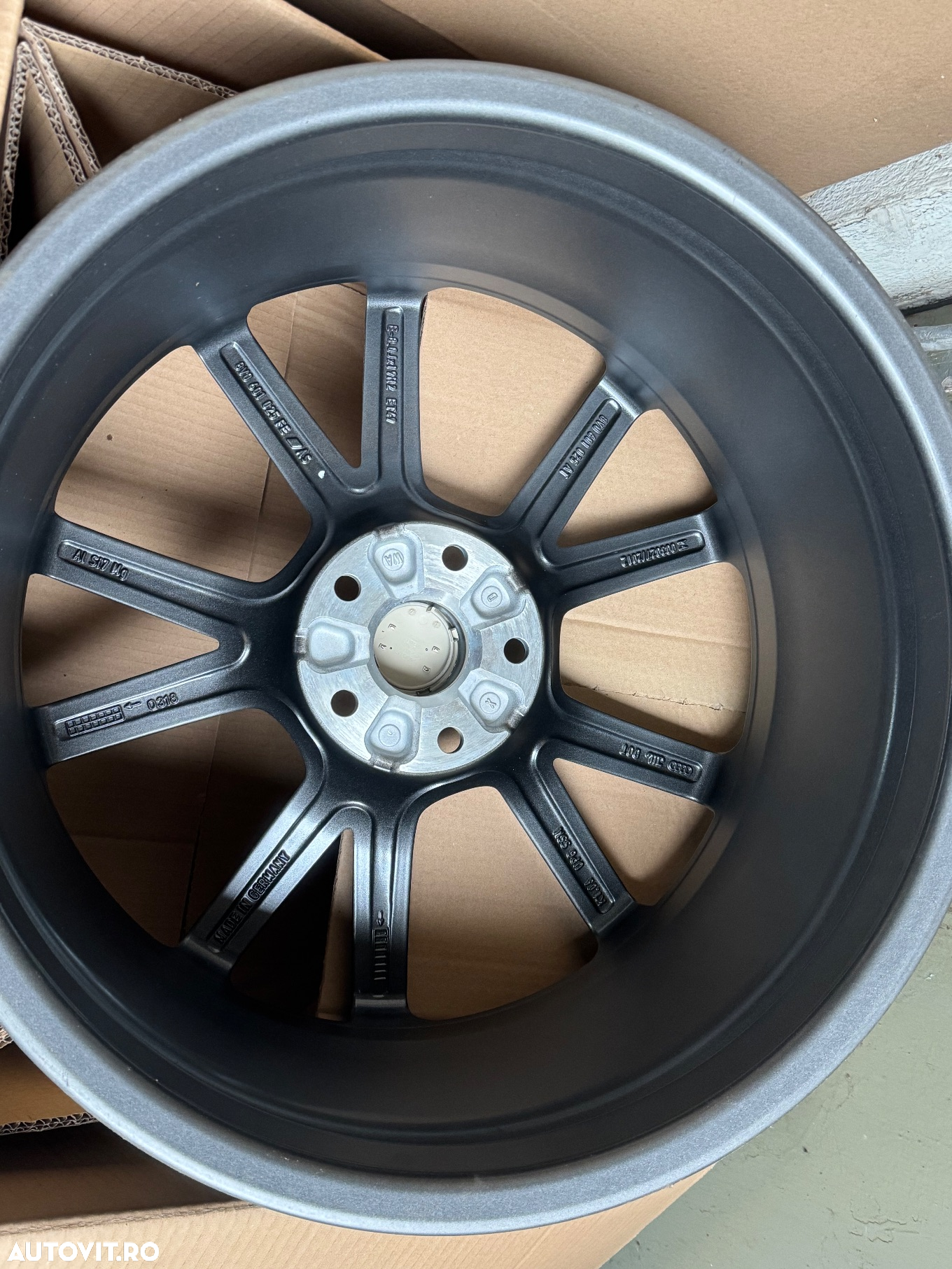 Vând jante originale Audi A3-S3-RS3 pe 19” bicolore noi - 3