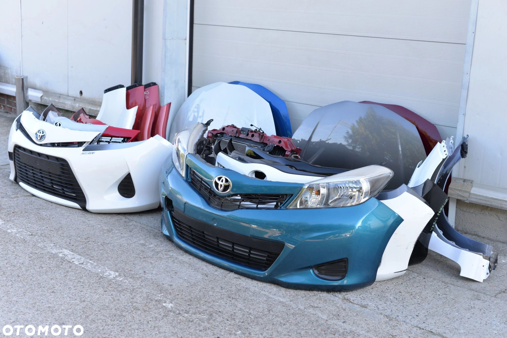 MASKA ZDERZAK GRILL BŁOTNIK LAMPA H7 XENON PAS BELKA TOYOTA YARIS 3 III - 5