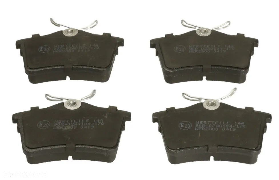 TARCZE I KLOCKI HAMULCOWE TYŁ DS DS 4 / DS 4 CROSSBACK (NX_), DS 5 (KF_) ,PEUGEOT 3008 I nadwozie wielkoprzestrzenne (MPV) (0U_), 3008 Van (0U_) ,308 SW I (4E_, 4H_), 308 SW I Furgon/kombi (4E_) ,5008 (0U_, 0E_) ,5008 I Van (0U_) - 3